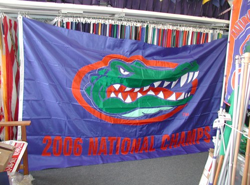 Florida Gators national champions flag
